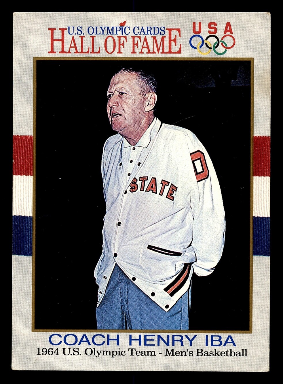 1991 Impel U.S. Olympic Hall of Fame #61 Coach Henry Iba Card